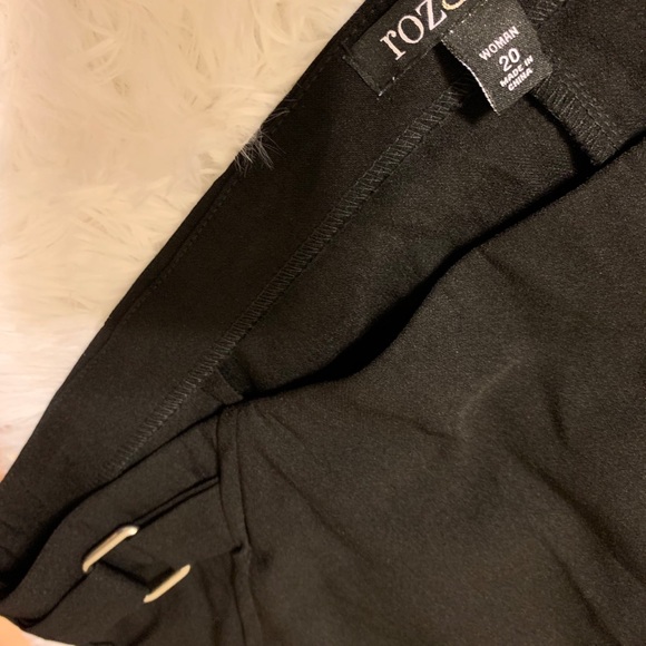 ROZ ALI STRETCH PANT with cute silver side charms - Picture 4 of 8